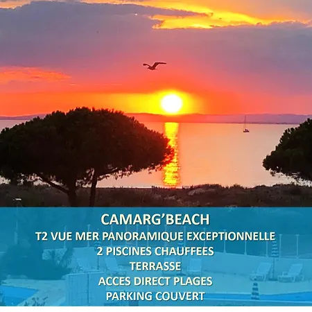 Lejlighed Camarg'beach Vue Mer-piscines-plages-tennis-parking-4pers *