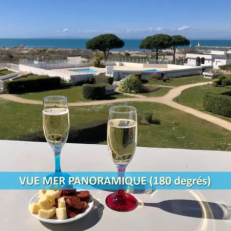 Camarg'beach Vue Mer-piscines-plages-tennis-parking-4pers * לה-גרו-דו-רואה