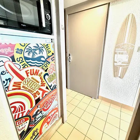 Camarg'beach Vue Mer-piscines-plages-tennis-parking-4pers Lejlighed