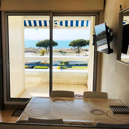 Camarg'beach Vue Mer-piscines-plages-tennis-parking-4pers *