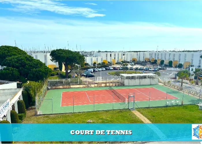 Camarg'beach Vue Mer-piscines-plages-tennis-parking-4pers Daire *